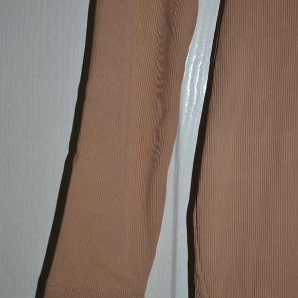 NWT H&M | Blush Ribbed Bodycon Mock Neck Dress - Picture 3 of 5